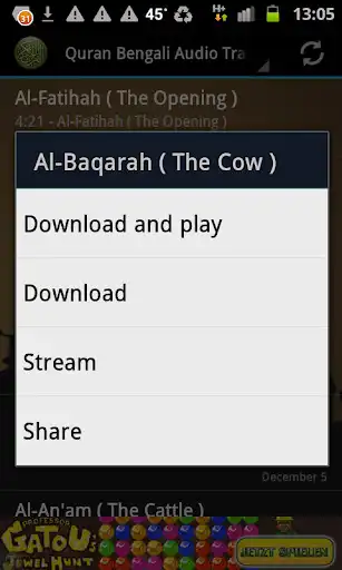 Play Quran Bengali Translation MP3 as an online game Quran Bengali Translation MP3 with UptoPlay