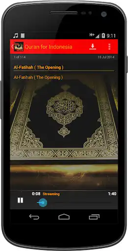 Play Quran for Indonesia AUDIO