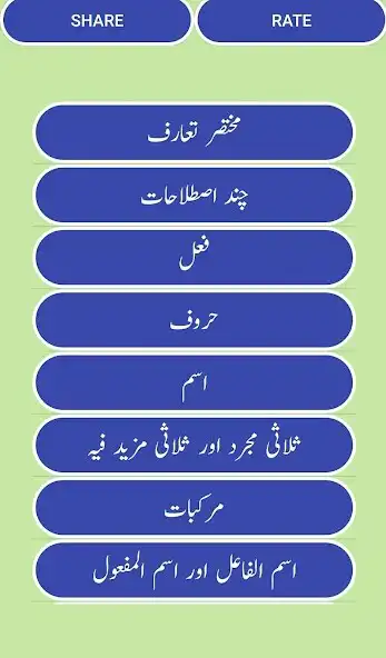 Play Quranic Arabic - Learn Quranic Grammer in Urdu as an online game Quranic Arabic - Learn Quranic Grammer in Urdu with UptoPlay