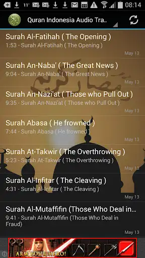 Play Quran Indonesian translation  and enjoy Quran Indonesian translation with UptoPlay