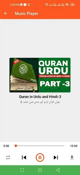 Play Quran in Urdu and Hindi MP3 as an online game Quran in Urdu and Hindi MP3 with UptoPlay