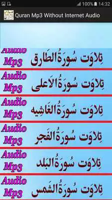 Play Quran Mp3 Without Internet App