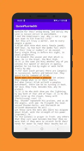 Play QuranPlusHadith - smart sentence & word searching as an online game QuranPlusHadith - smart sentence & word searching with UptoPlay
