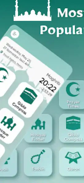 Play Quran Pocket: Qibla Finder as an online game Quran Pocket: Qibla Finder with UptoPlay