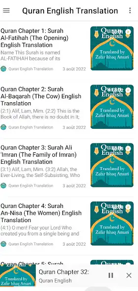 Play Quran Translated in English  and enjoy Quran Translated in English with UptoPlay