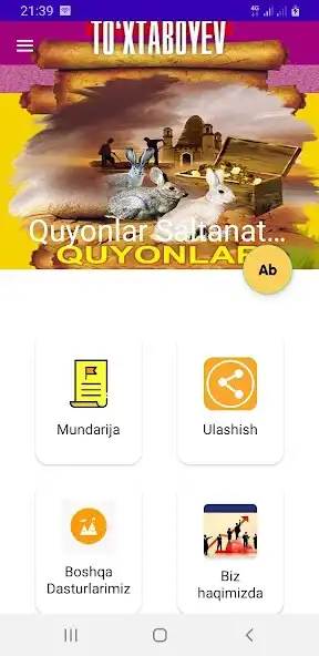 Play Quyonlar Saltanati Shahanshoxi  and enjoy Quyonlar Saltanati Shahanshoxi with UptoPlay