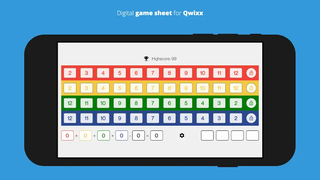 Play Qwixx - Game Sheet  and enjoy Qwixx - Game Sheet with UptoPlay