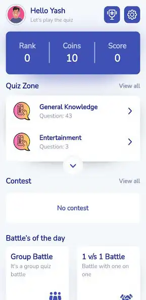 Play QwizB: Play, Learn  Win as an online game QwizB: Play, Learn  Win with UptoPlay