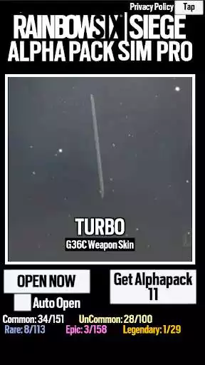 Play R6S: Alphapack Opening Simulator as an online game R6S: Alphapack Opening Simulator with UptoPlay