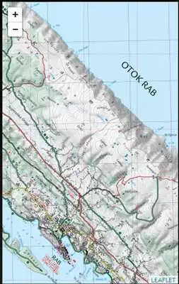 Play Rab biking  trekking map