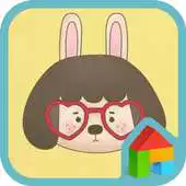 Free play online Rabbit dodol launcher theme APK