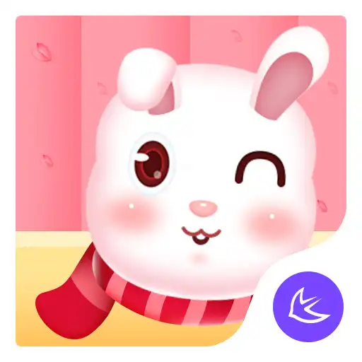 Run free android online Rabbits-APUS Launcher theme APK