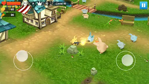 Play rabbit shooter as an online game rabbit shooter with UptoPlay