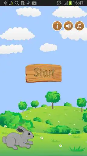 Play Rabbits. Memory and count