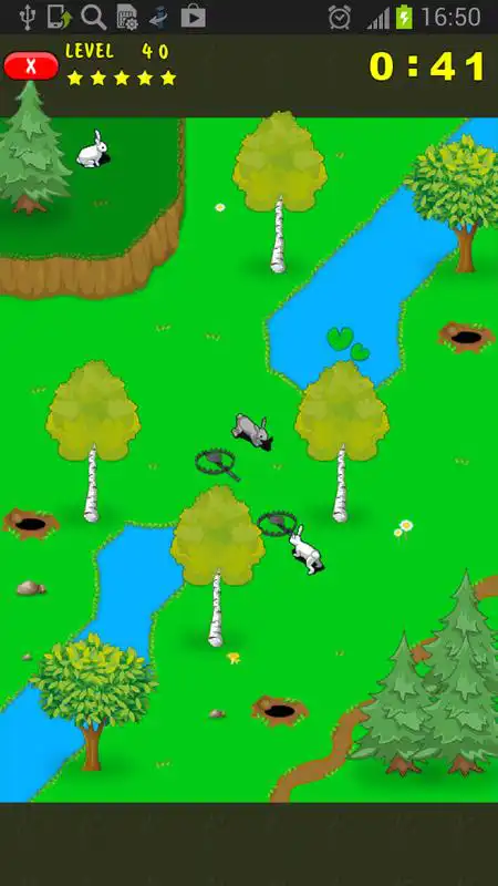 Play Rabbits. Memory and count