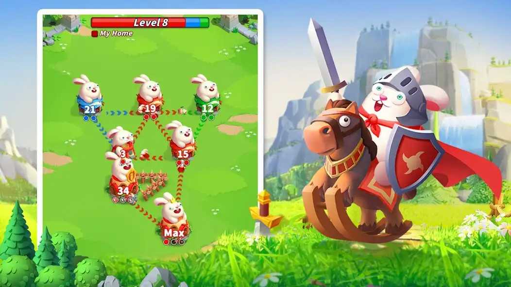 Play Rabbitville: Conquer the Tower  and enjoy Rabbitville: Conquer the Tower with UptoPlay