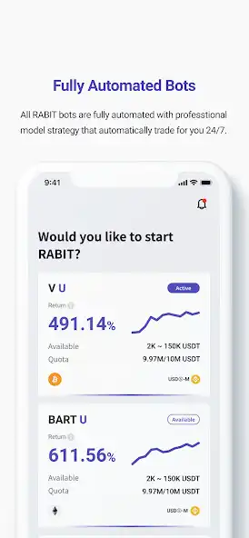 Play RABIT - AI Crypto Investment as an online game RABIT - AI Crypto Investment with UptoPlay