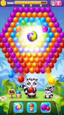Play Raccoon Rescue Bubble Pop