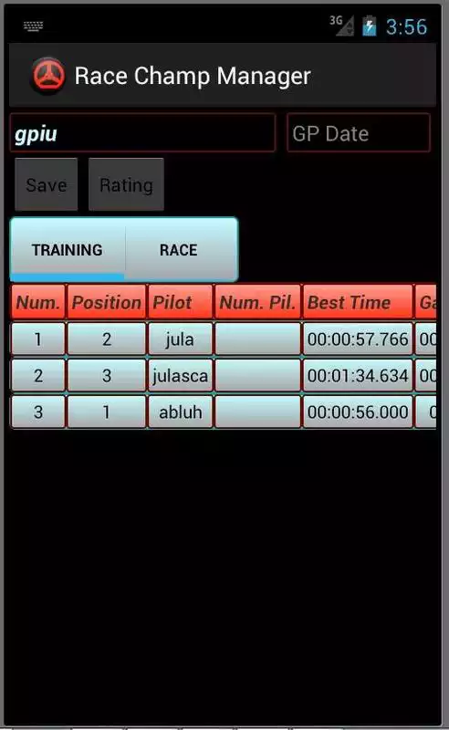 Play Race Champ Manager Play Race Champ Manager