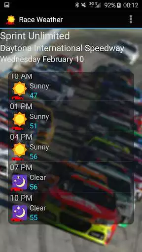 Play Race Day Weather