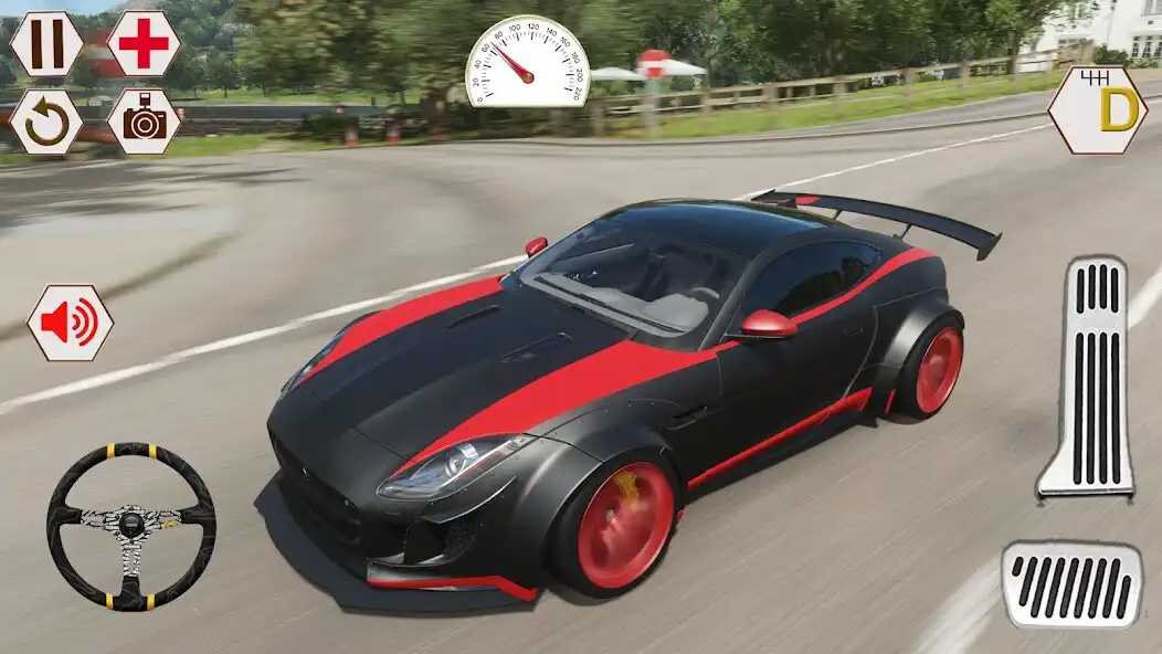 Play Race Simulator Jaguar FType GT as an online game Race Simulator Jaguar FType GT with UptoPlay