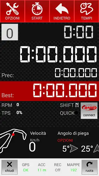 Play RaceTime - GPS lap timer FULL  and enjoy RaceTime - GPS lap timer FULL with UptoPlay