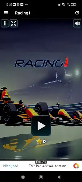 Play Racing 1, races cars game  and enjoy Racing 1, races cars game with UptoPlay