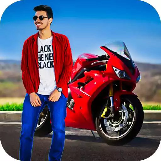 Play Racing Bike Photo frame APK