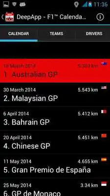 Play Racing Calendar 2014