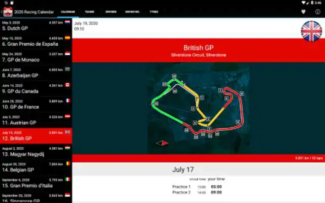 Play Racing Calendar 2020 (No Ads) Play Racing Calendar 2020 (No Ads)