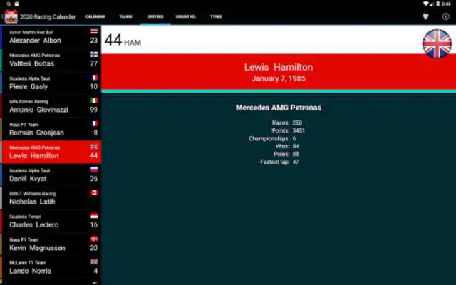 Play Racing Calendar 2020 (No Ads) Play Racing Calendar 2020 (No Ads)