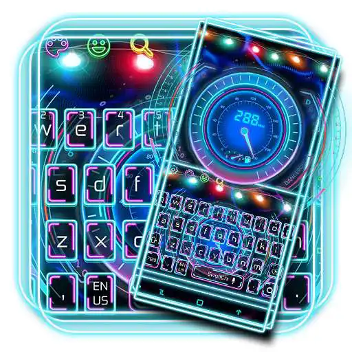 Run free android online Racing Car Hologram Keyboard APK