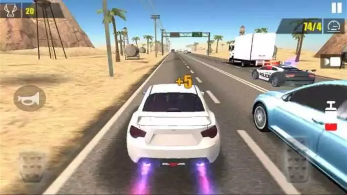 Play Racing Car Traffic