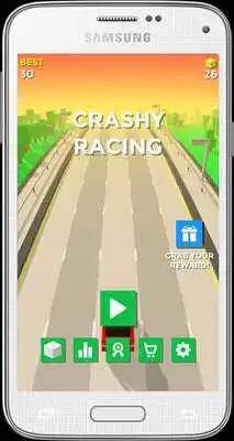 Play Racing crash : control your car in the city