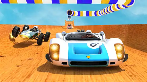 Play Racing Game Car Stunt Mega Up as an online game Racing Game Car Stunt Mega Up with UptoPlay