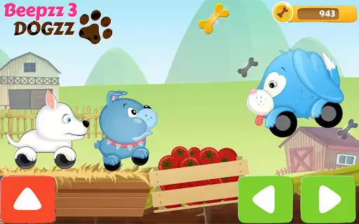 Play Racing games for kids - Dogs as an online game Racing games for kids - Dogs with UptoPlay