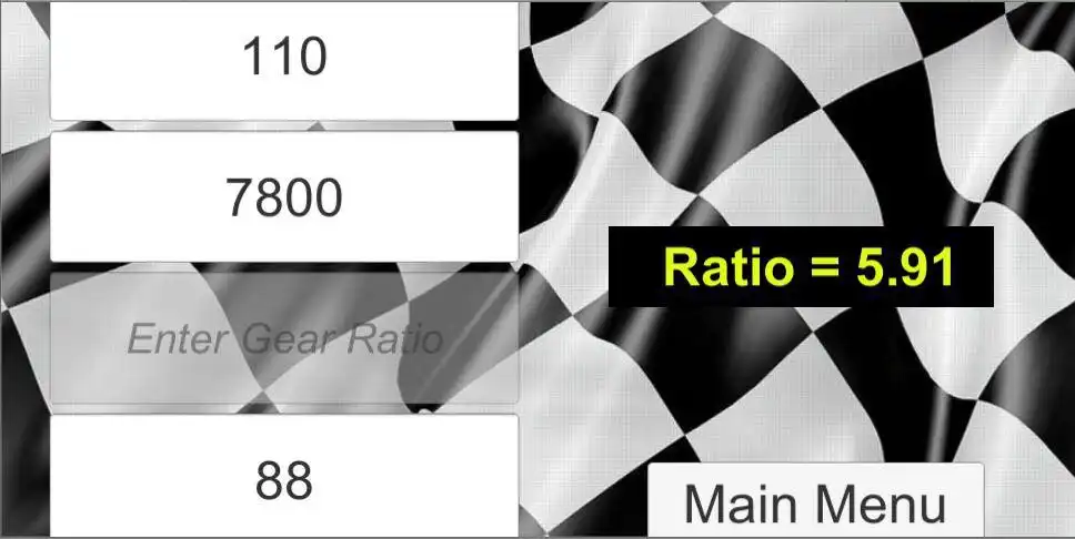 Play Racing Gear Calculator as an online game Racing Gear Calculator with UptoPlay