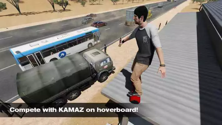 Play Racing Hoverboard vs Kamaz