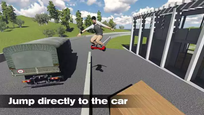Play Racing Hoverboard vs Kamaz
