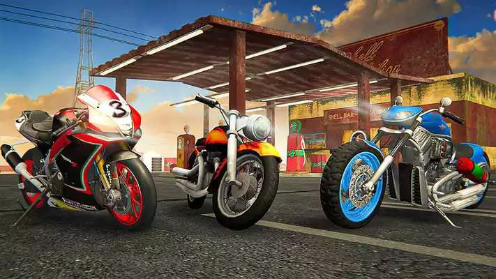 Play Racing In Moto Traffic Stunt Race