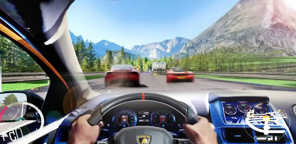 Play Racing In Traffic : Car Racing as an online game Racing In Traffic : Car Racing with UptoPlay