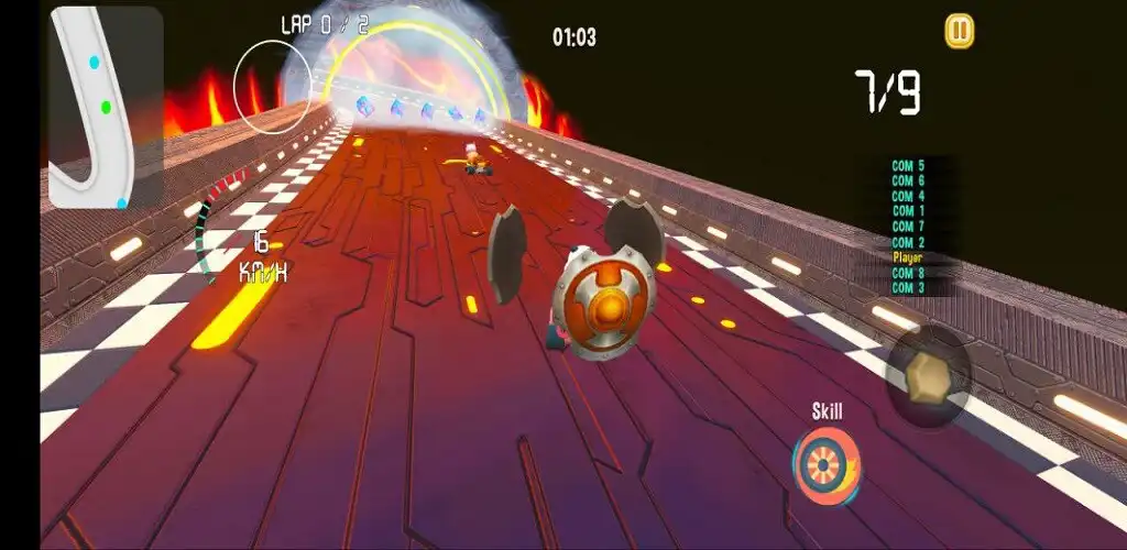 Play Racing Kart Multiplayer as an online game Racing Kart Multiplayer with UptoPlay