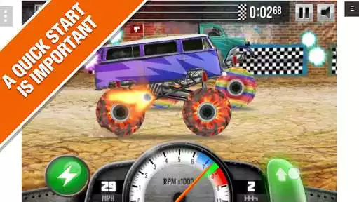 Play RACING MONSTER TRUCKS as an online game online RACING MONSTER TRUCKS with UptoPlay Play RACING MONSTER TRUCKS as an online game RACING MONSTER TRUCKS with UptoPlay