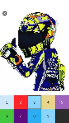 Play Racing Moto GP Pixel Art