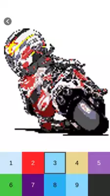 Play Racing Moto GP Pixel Art