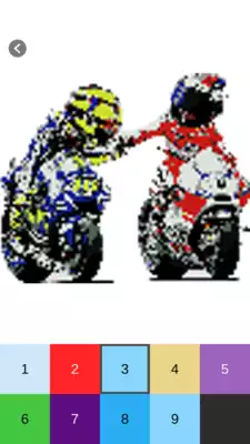 Play Racing Moto GP Pixel Art