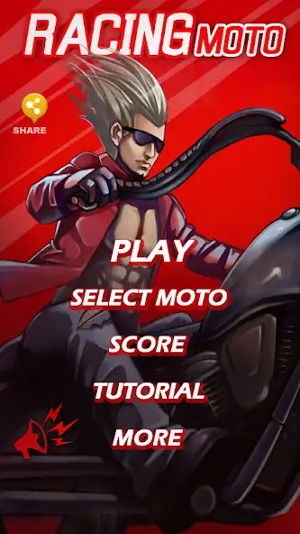 Play Racing Moto as an online game Racing Moto with UptoPlay