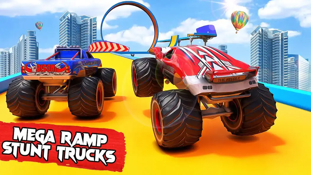 Play Racing Xtreme Monster Truck 3D as an online game Racing Xtreme Monster Truck 3D with UptoPlay