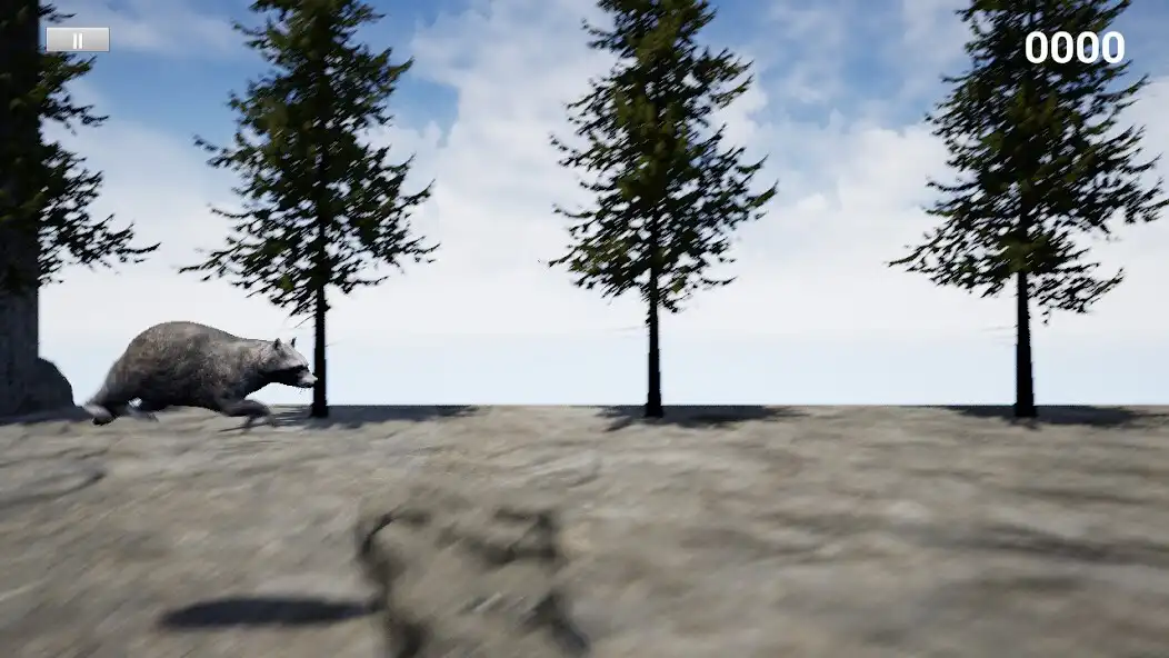 Play Racoon Runner Simulator as an online game Racoon Runner Simulator with UptoPlay