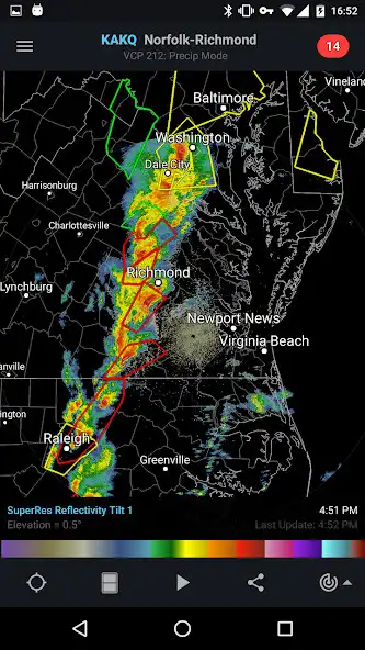 Play RadarScope as an online game RadarScope with UptoPlay